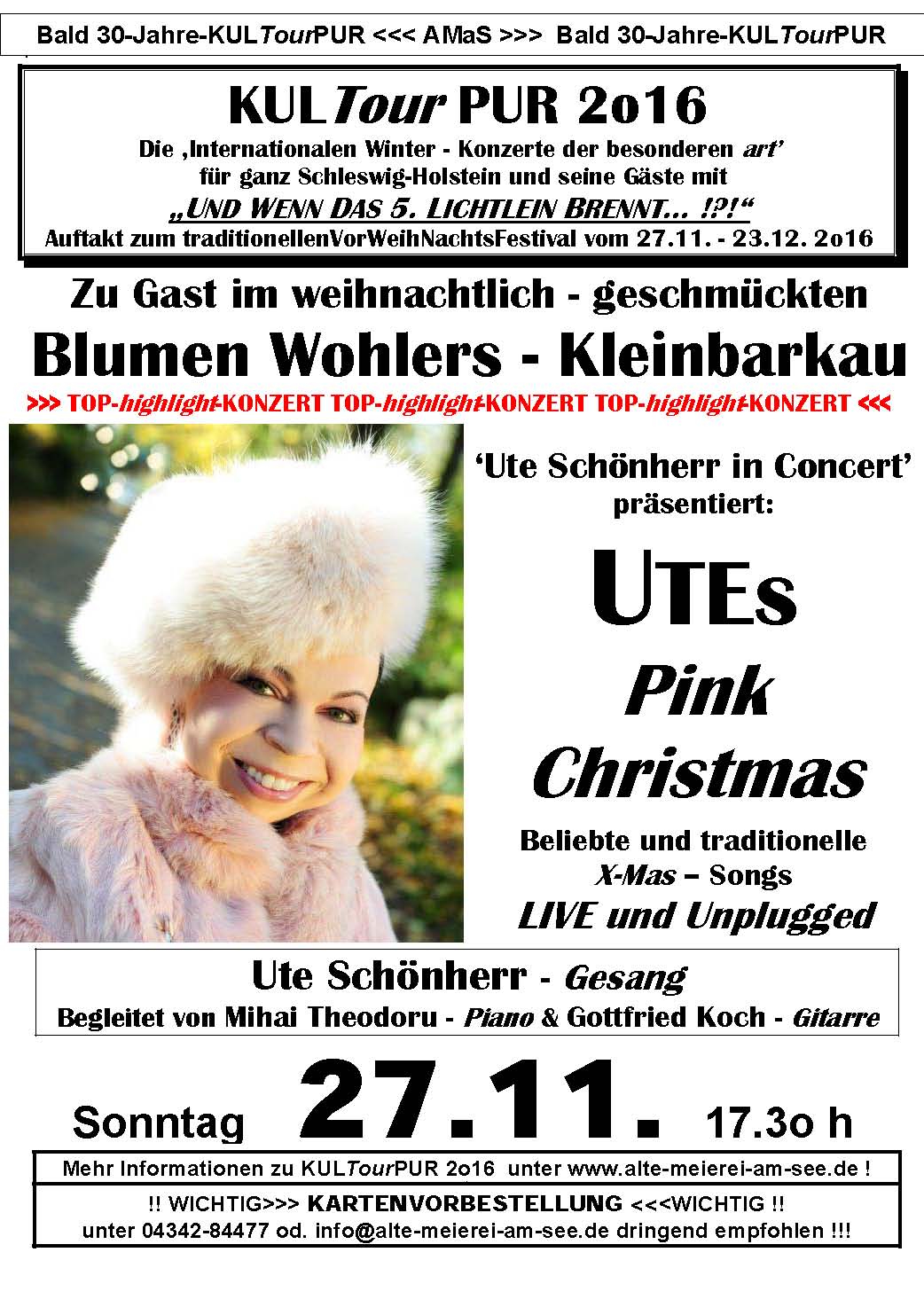 Plakat Pink Christmas